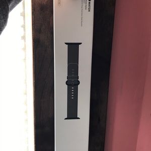 Apple Watch Band WOVEN BLACK NYLON {BRAND NEW}